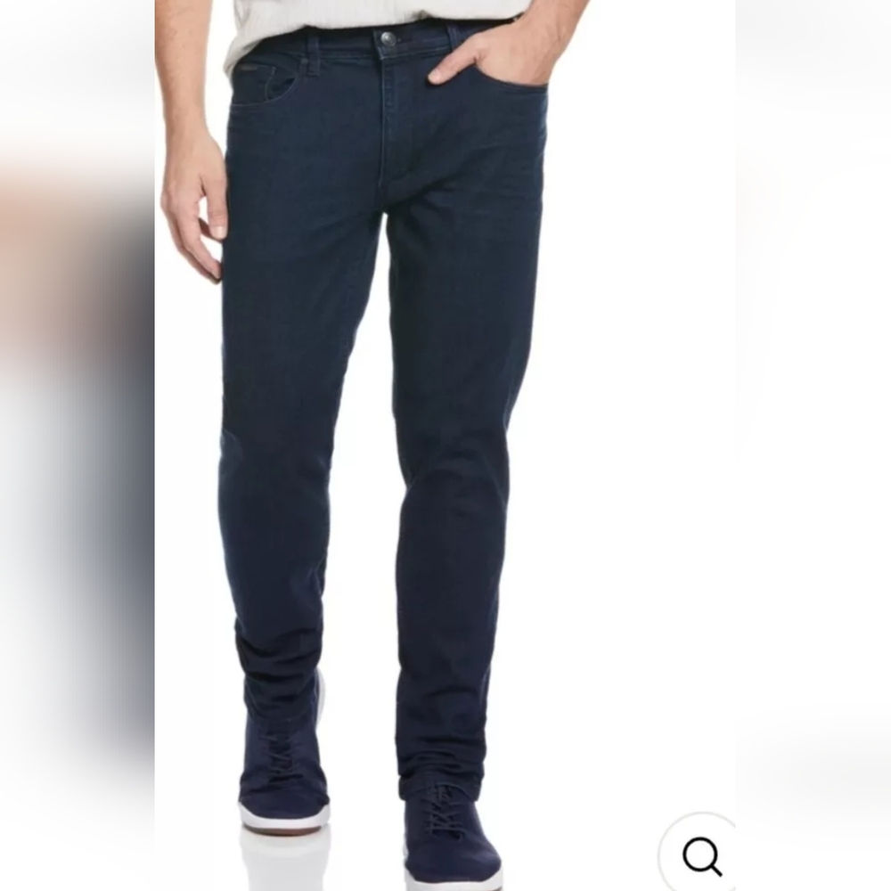 Perry Ellis XRecover™ Slim Fit Dark Indigo Denim‎ Men's Jeans 36x32